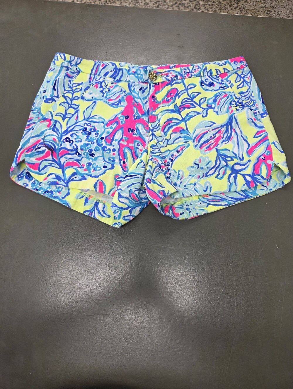 Lilly Pulitzer Sz 2 Shorts Euc Pink Green